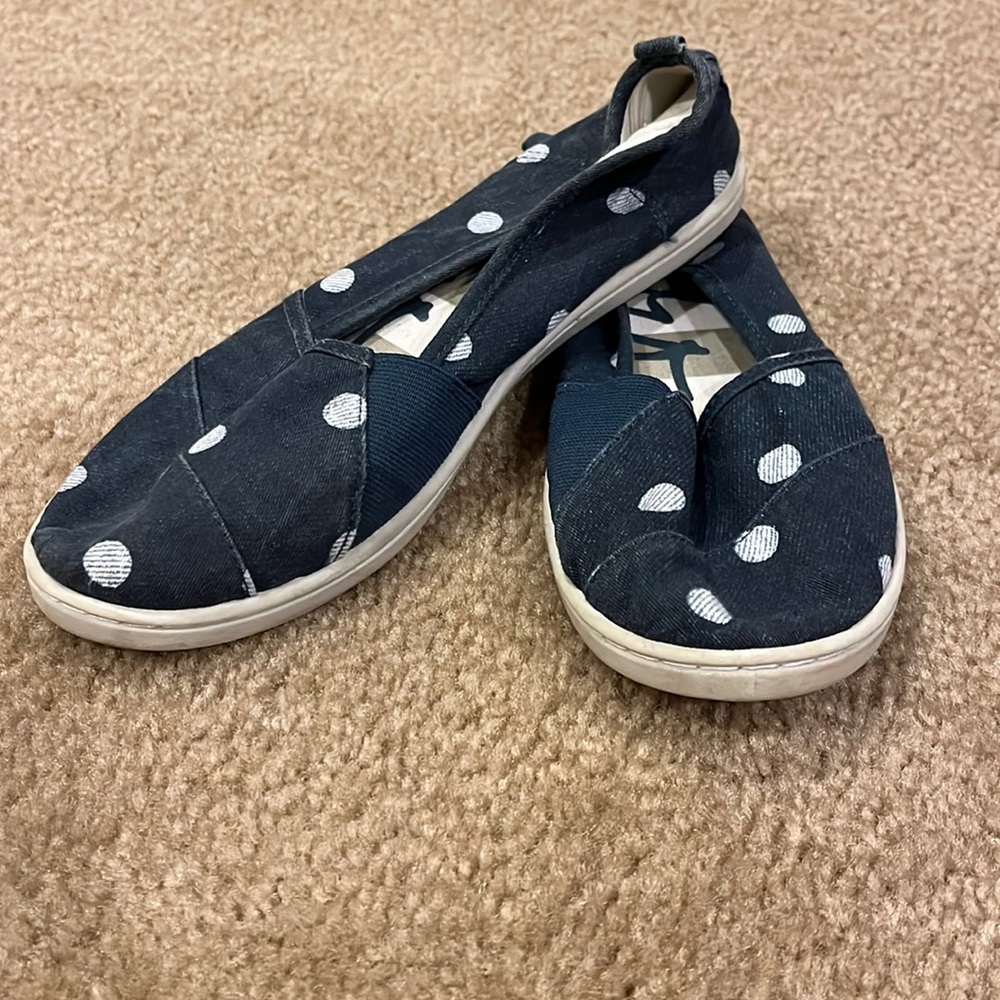 denim ballet flat shoes